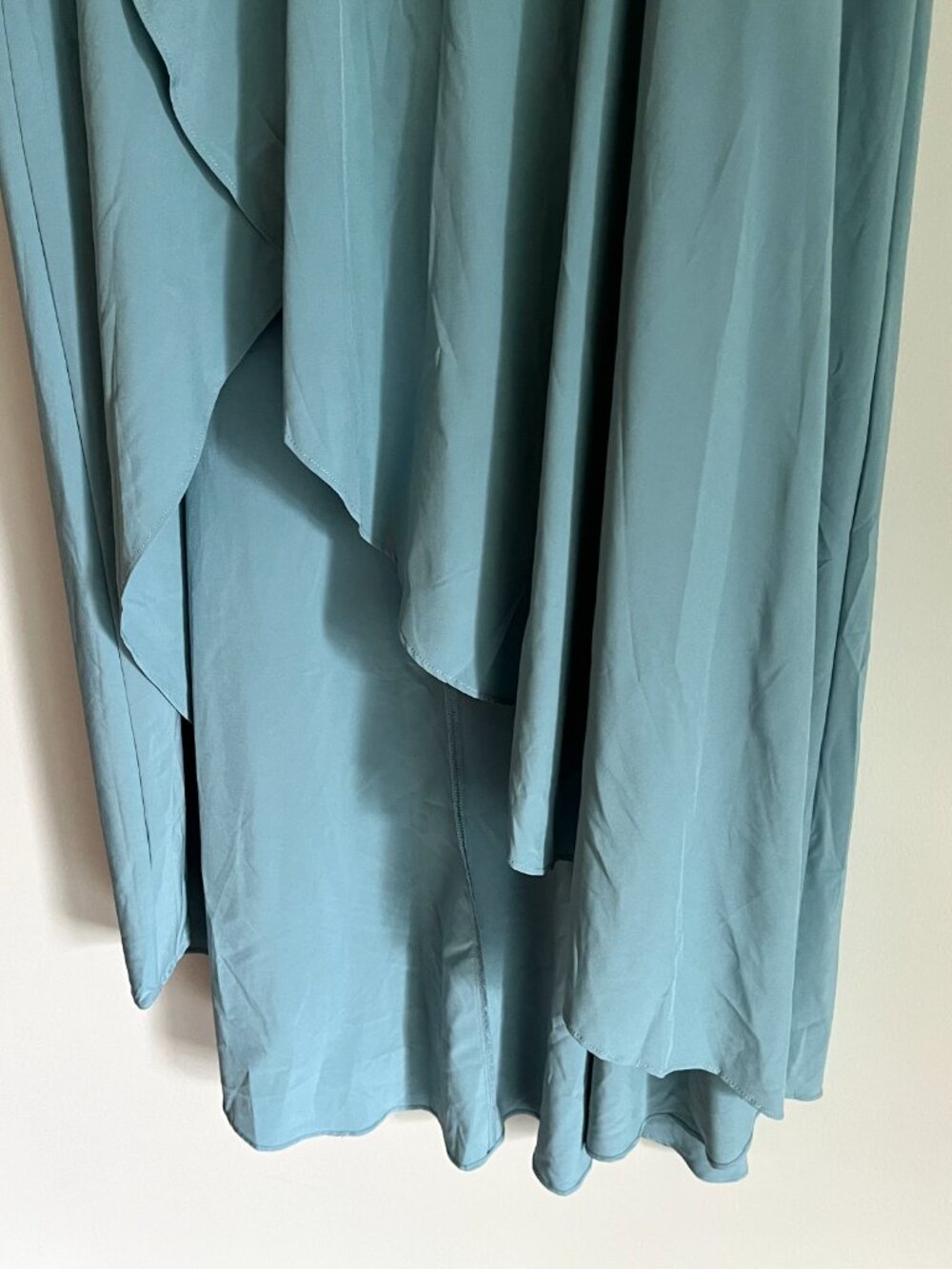 Halara Skort Sz 2X Breezeful Teal Blue Flowy Athletic High Low Skirt Shorts NWT - Picture 3 of 12